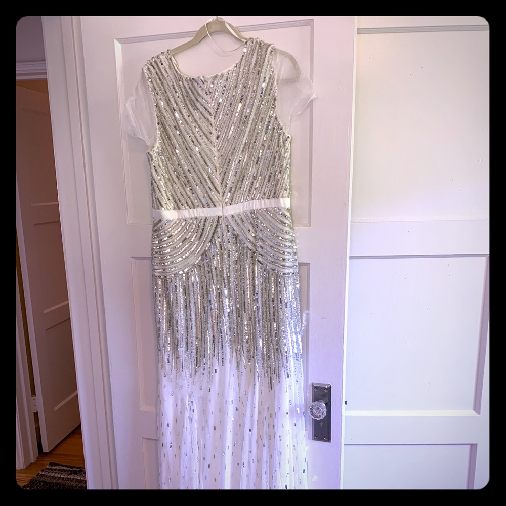 Adrianna Papell gown in a white, ivory color